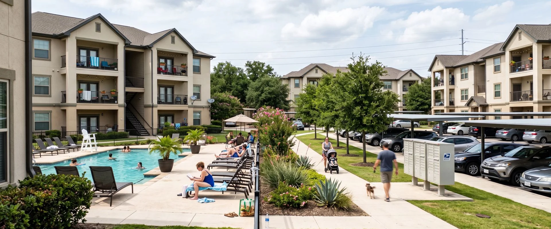 apartment complex in Greater San Antonio